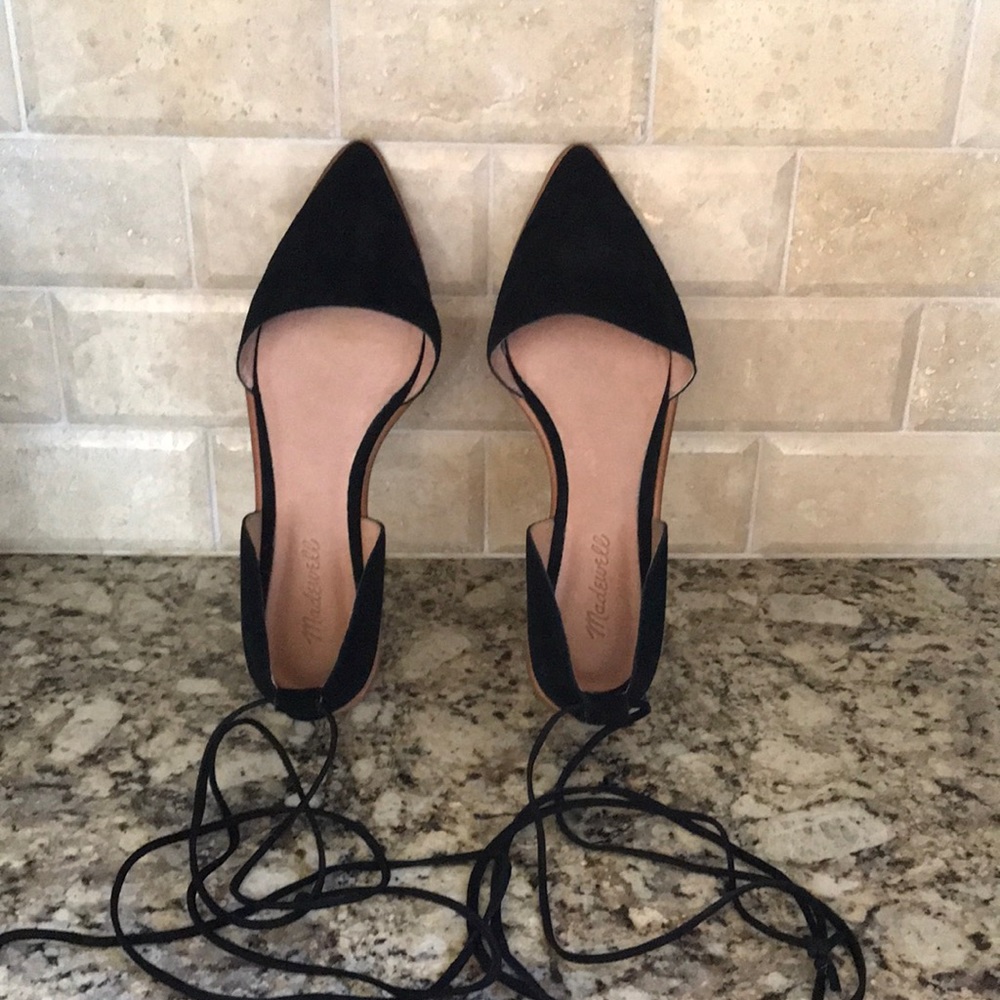 Madewell Black Suede Flats